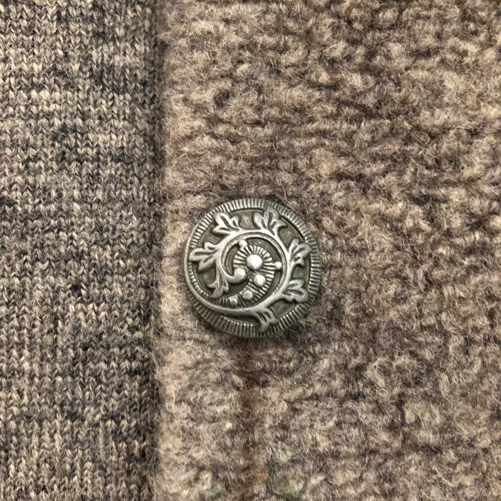 Artisans Fleece Button Front Jacket Pockets L - image 4